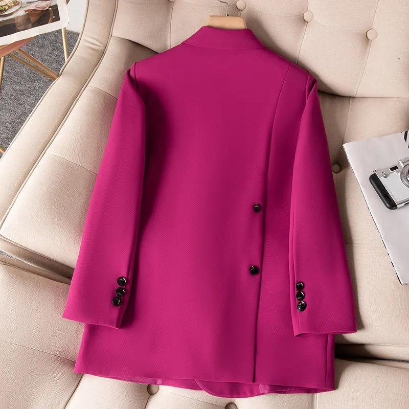 Women Formal Wear Coat - Ladies Formal Blazers 2023 New Rose