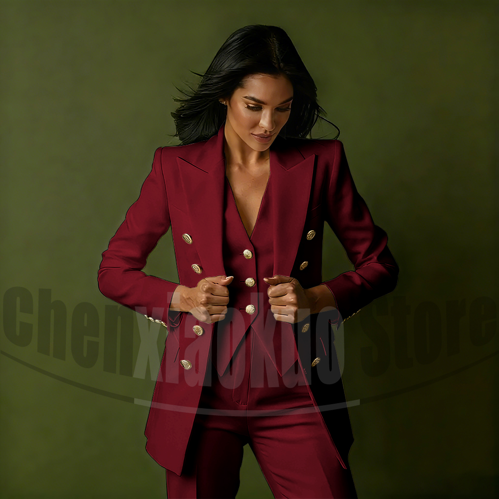 Women's Double Breasted Three  - đánh giá và giá Women Formal Wear Outfits