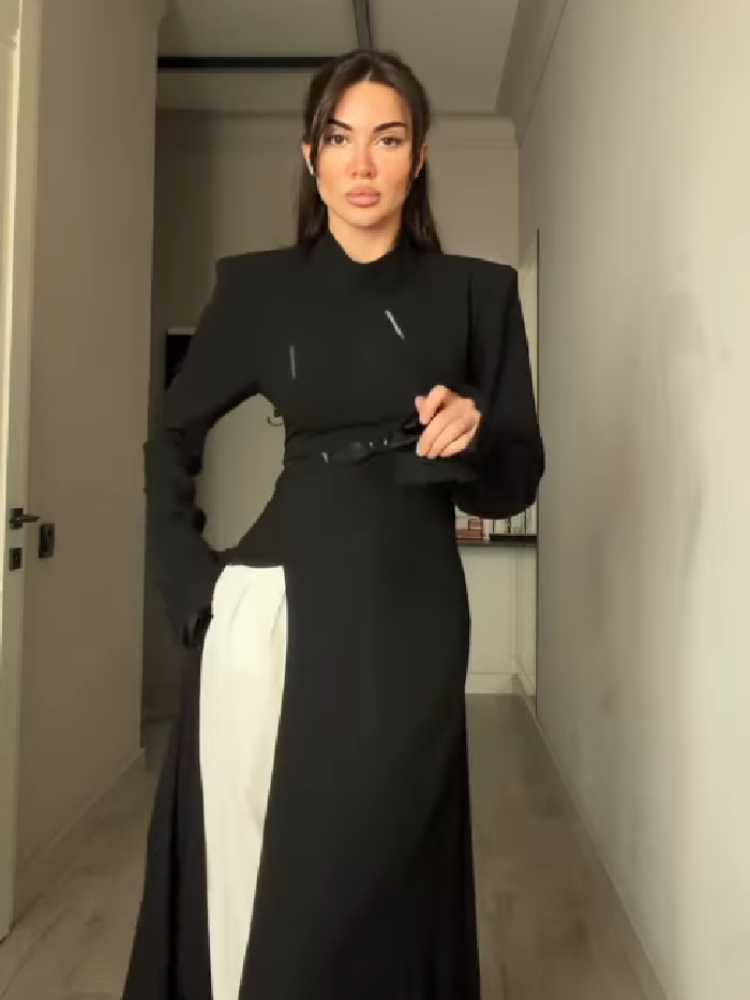 Women's Elegant High Neck Long - đánh giá và giá Women Formal Wear Outfits