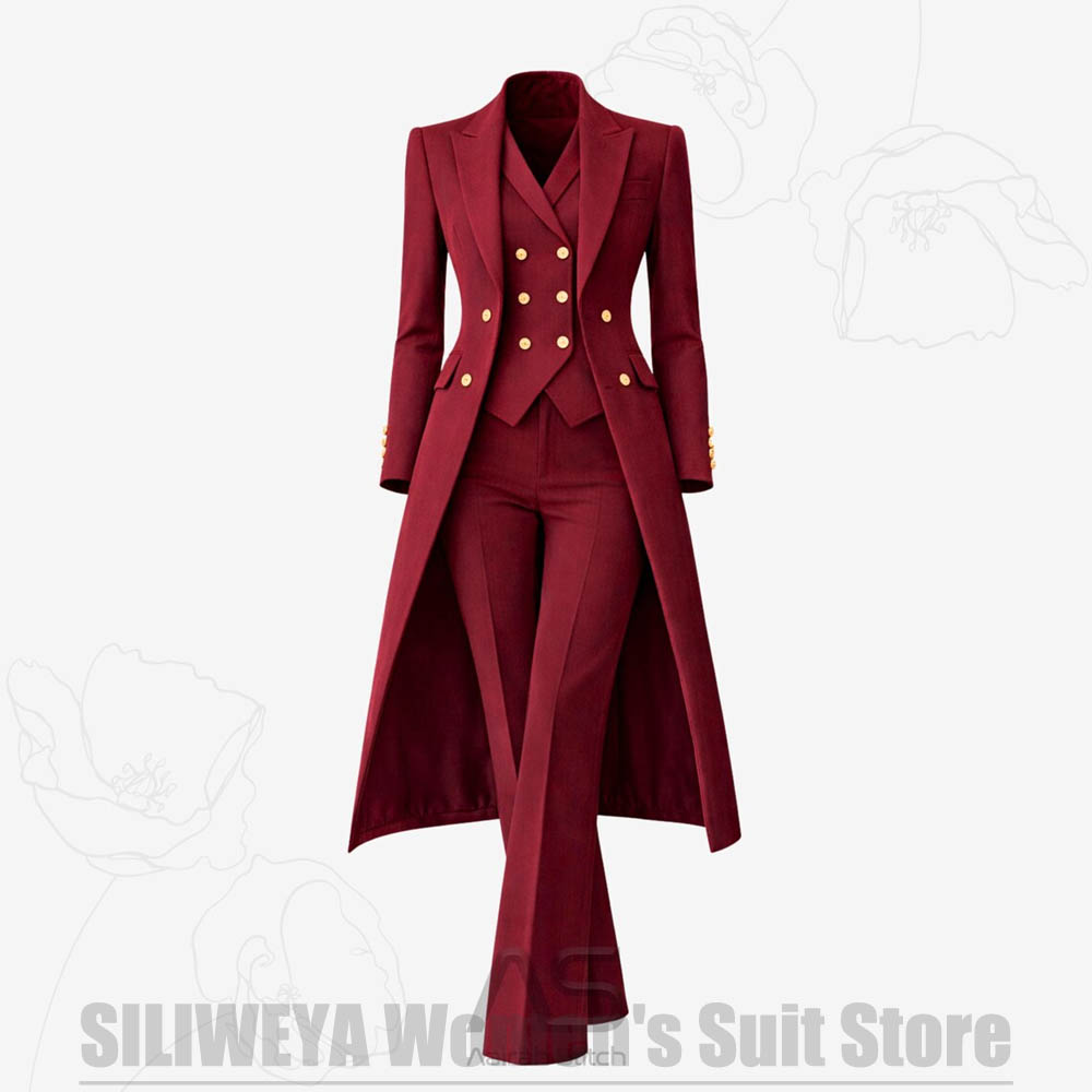 Women's Suit 3 Piece Double Br - đánh giá và giá Women Formal Wear Outfits