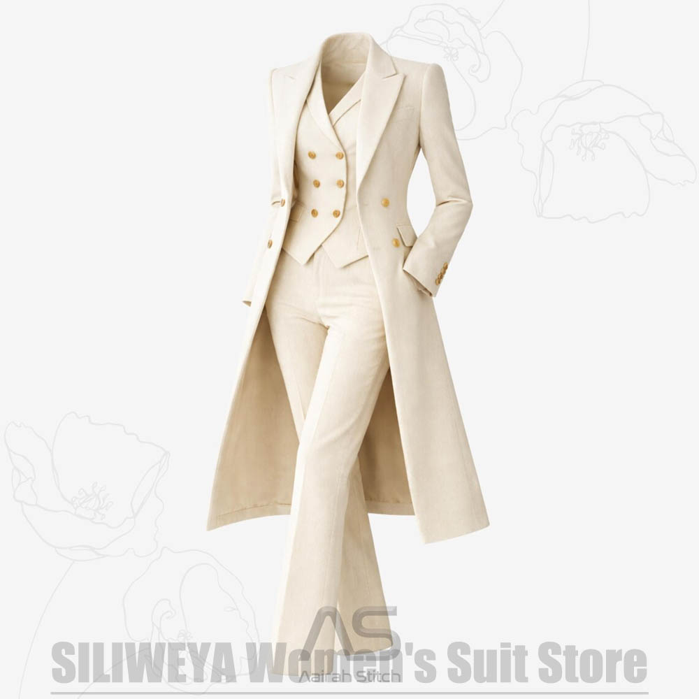 Women's Suit 3 Piece Double Br - đánh giá và giá Women Formal Wear Outfits