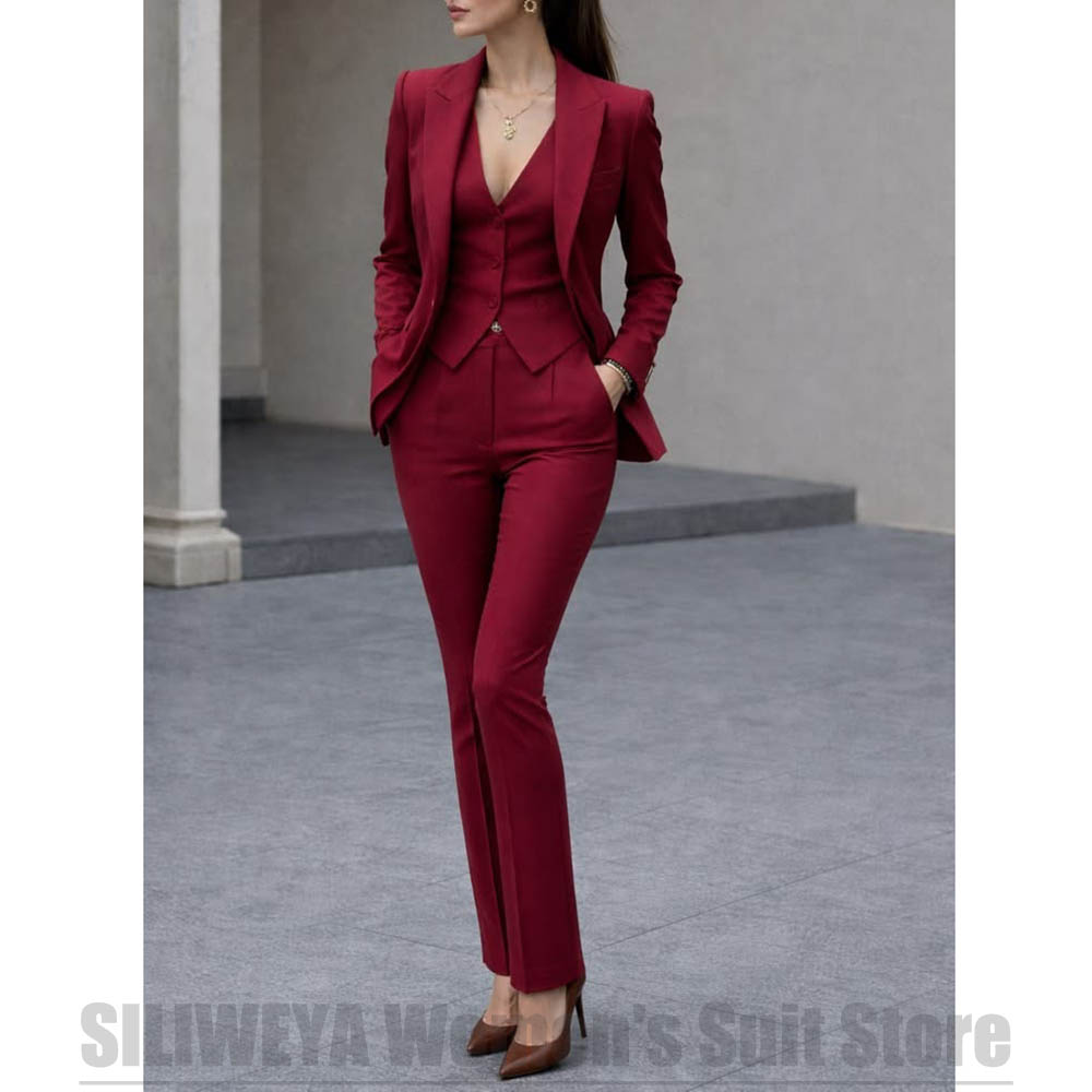 Women 3 Piece Suit Set Blazer  - đánh giá và giá Women Formal Wear Outfits